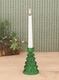 Миниатюра изображения товара Подсвечник Gisela Graham Ski Lodge. Елка / 51750 (зеленый)