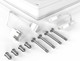 Миниатюра изображения товара Вентилятор для корпуса ID-Cooling AS-120-ARGB-W