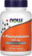 Миниатюра изображения товара L-фенилаланин NOW Phenylalanine 500mg veg (120капсул)