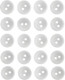 Миниатюра изображения товара Набор пуговиц Sentex P-001-11.5/2 (20шт, белый)