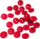 Миниатюра изображения товара Набор пуговиц Sentex P-001-11.5/2 (50шт, красный)