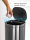 Миниатюра изображения товара Сенсорное мусорное ведро Citizen ZN402 (серебристый)