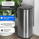 Миниатюра изображения товара Сенсорное мусорное ведро Citizen ZN402 (серебристый)