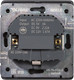 Миниатюра изображения товара Розетка Kranz Round KR-78-0704-3 (оникс)