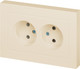 Миниатюра изображения товара Розетка INTRO Accent 6-204-02 / Б0063474 (слоновая кость)