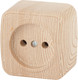 Миниатюра изображения товара Розетка INTRO Polo 3-201-11 / Б0053556 (сосна)