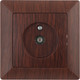 Миниатюра изображения товара Розетка INTRO Solo 4-301-10 / Б0043373 (венге)