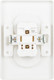 Миниатюра изображения товара Розетка INTRO Style 7-204-01 / Б0060641 (белый)