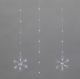 Миниатюра изображения товара Световой занавес Neon-Night Из росы с фигурами Снежинок / 315-845 (1.5x1.15м, белый)