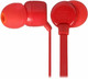Миниатюра изображения товара Наушники-гарнитура JBL Tune 110 / JBLT110RED (красный)