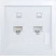 Миниатюра изображения товара Розетка Lezard Zima 704-0288-141 (белый)