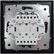 Миниатюра изображения товара Выключатель Lezard Zima 704-4288-107QC (черный бархат)