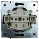 Миниатюра изображения товара Розетка Lezard Zima 704-4288-124BQC (черный бархат)