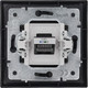 Миниатюра изображения товара Розетка Lezard Zima 704-4288-137 (черный бархат)