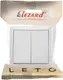 Миниатюра изображения товара Выключатель Lezard Leto 752-0200-101 (белый)