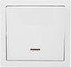 Миниатюра изображения товара Выключатель Lezard Leto 752-0200-111 (белый)
