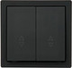 Миниатюра изображения товара Выключатель Lezard Leto 752-4200-106 (черный бархат)