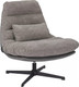 Миниатюра изображения товара Кресло мягкое Signal Felicia (Raven 07 серый/черный матовый)