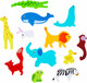 Миниатюра изображения товара Развивающая игра Brauberg Kids. Дикие животные / 665250