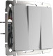 Миниатюра изображения товара Выключатель Werkel W1130065 (серебристый матовый)