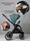 Миниатюра изображения товара Детская универсальная коляска Amarobaby Motus 2 в 1 / AB23-10MOTUS/18 (бирюзовый)