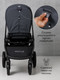 Миниатюра изображения товара Детская универсальная коляска Amarobaby Motus 2 в 1 / AB23-10MOTUS/11 (серый)