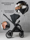 Миниатюра изображения товара Детская универсальная коляска Amarobaby Motus 2 в 1 / AB23-10MOTUS/09 (черный)