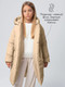 Миниатюра изображения товара Пальто детское Amarobaby Snuggly / AB-OD24-SNUGGLY29/03-146 (бежевый, р.146-152)