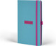 Миниатюра изображения товара Блокнот CASTELLI Shell Turquoise / 0QO4LY-H02 (96л, голубой/розовый)