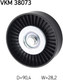 Миниатюра изображения товара Ролик ремня генератора SKF VKM38073