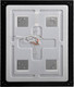Миниатюра изображения товара Зеркало BelBagno SPC-KRAFT-800-800-SENS-NERO
