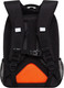 Миниатюра изображения товара Школьный рюкзак Grizzly RB-556-3 (черный/оранжевый)
