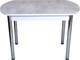 Миниатюра изображения товара Обеденный стол СВД Юнио 110-140x70 / 055Э.П16.Х (бетон/хром)