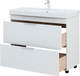 Миниатюра изображения товара Тумба под умывальник Aquanet Ирис New 100 / 339257 (белый глянцевый)