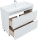 Миниатюра изображения товара Тумба под умывальник Aquanet Ирис New 100 / 339257 (белый глянцевый)