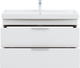 Миниатюра изображения товара Тумба под умывальник Aquanet Ирис New 100 / 339280 (белый глянцевый)