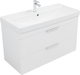 Миниатюра изображения товара Тумба под умывальник Aquanet Ирис New 100 / 339280 (белый глянцевый)
