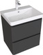 Миниатюра изображения товара Тумба под умывальник Aquanet Эмбер 60 / 330466 (черный матовый)
