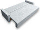 Миниатюра изображения товара Диван Домовой Юни 3-Ш (Santos Light Grey)