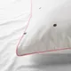 Миниатюра изображения товара Пододеяльник с наволочками Ikea Vankrets 105.047.26 (белый/розовый)