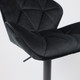 Миниатюра изображения товара Стул барный AksHome Berlin GB (Seven 35 черный велюр/черный)