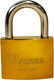 Миниатюра изображения товара Замок навесной Basara 63мм BS-60 GP (золото, 3 ключа)