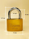 Миниатюра изображения товара Замок навесной Basara 75мм BS-70 GP (золото, 3 ключа)