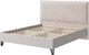 Миниатюра изображения товара Каркас кровати MLK Кашемир 160 с мягким изголовьем (кашемир/сантьяго)