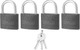 Миниатюра изображения товара Набор замков навесных DYLLU DTPD5444 (4шт)