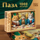 Миниатюра изображения товара Пазл Puzzle Time Кошачий мир / 10733568 (1000эл)