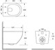 Миниатюра изображения товара Унитаз подвесной Lauter Vortex 2110830VP