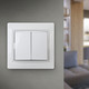 Миниатюра изображения товара Выключатель INTRO Plano 1-104-01 / Б0053758 (белый)