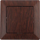 Миниатюра изображения товара Выключатель INTRO Solo 4-104-10 / Б0053591 (венге)