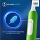 Миниатюра изображения товара Детская электрическая зубная щетка Oral-B Pro Junior 6+ Green